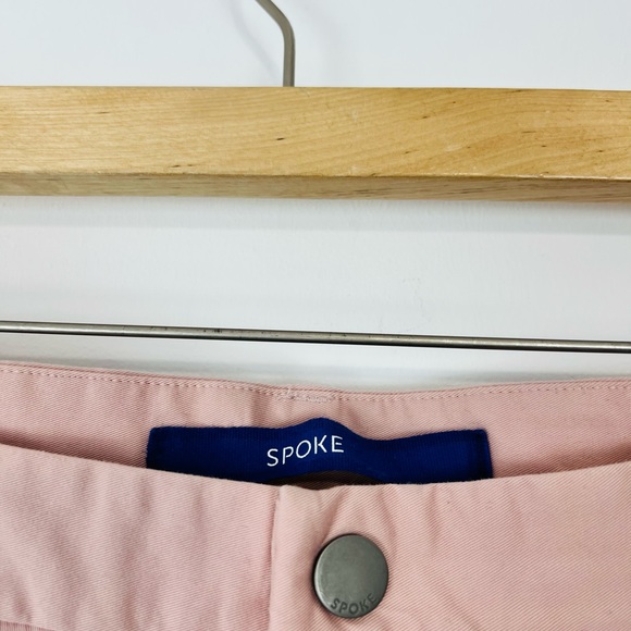 Spoke Build A Pale Pink Causal Classic Cotton Tailored Fit Shorts UK 32 - Picture 4 of 12